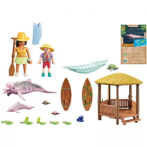 Playmobil 71143 Wiltopia - SUP túra folyami delfinekkel
