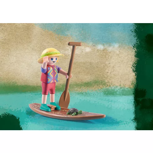 Playmobil 71143 Wiltopia - SUP túra folyami delfinekkel