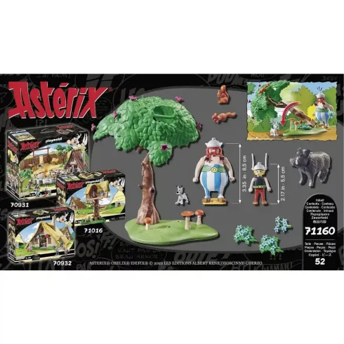 Playmobil 71160 Asterix és Obelix - Vaddisznó vadászat