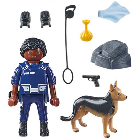 Playmobil 71162 Rendőr kutyával