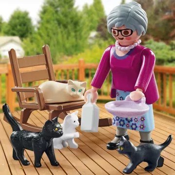 Playmobil 71172 Nagymama cicákkal