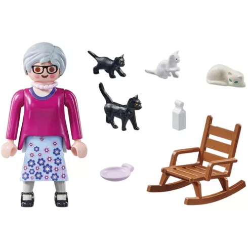 Playmobil 71172 Nagymama cicákkal