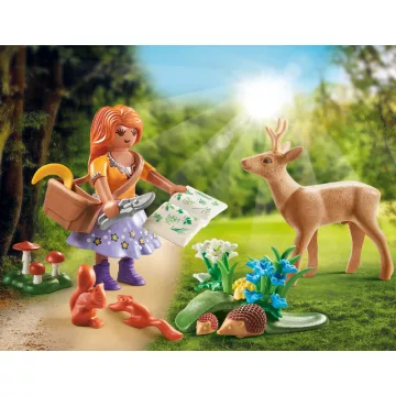   Playmobil 71188 Gyógynövénygyűjtő lány az erdőben ajándékszett