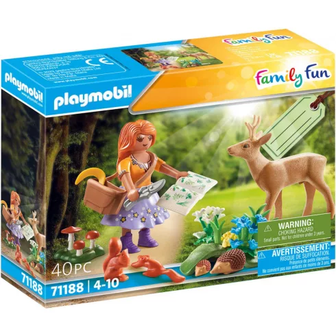 Playmobil 71188 Gyógynövénygyűjtő lány az erdőben ajándékszett