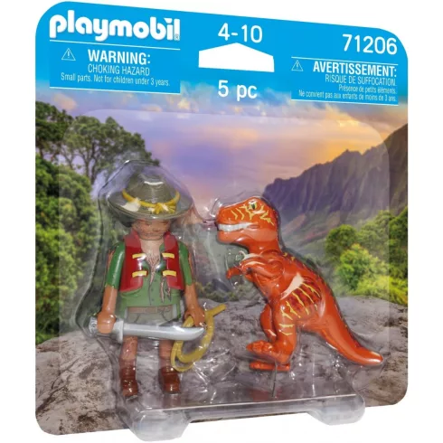 Playmobil 71206 Kalandor és T-Rex