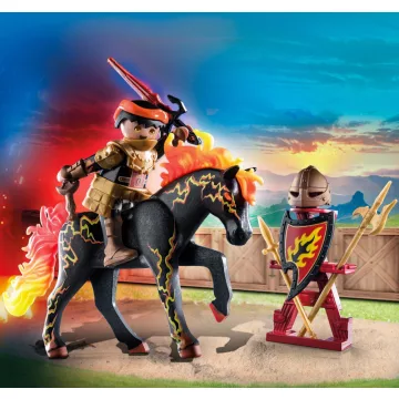Playmobil 71213 Novelmore - Burnham lovag tüzes paripán