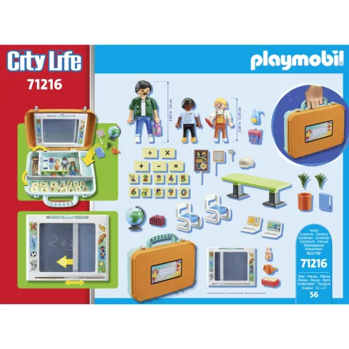 Playmobil 71216 Iskola tanuló készlet hordozható táskában