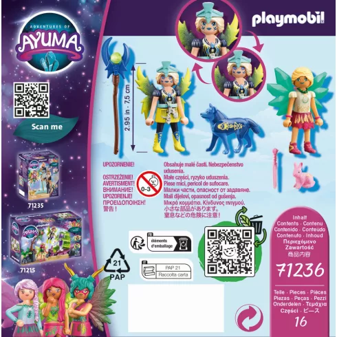 Playmobil 71236 Ayuma - Kristály- és holdtündér lélekállatokkal