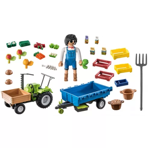 Playmobil 71249 Traktor utánfutóval