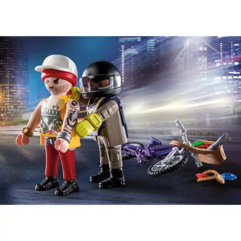 Playmobil 71255 Mortoros rendőr és ékszertolvaj