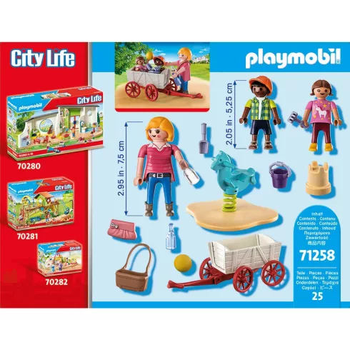 Playmobil 71258 Kiskocsival a játszótéren