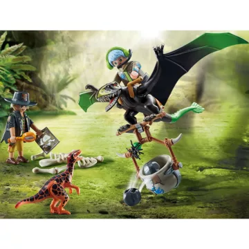   Playmobil 71263 Dínó csata: Dimorphodon harci dino kőejtővel