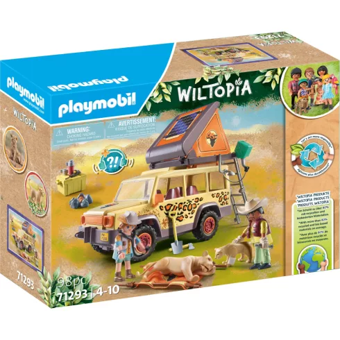 Playmobil 71293 Wiltopia - Terepjáróval az oroszlánok között