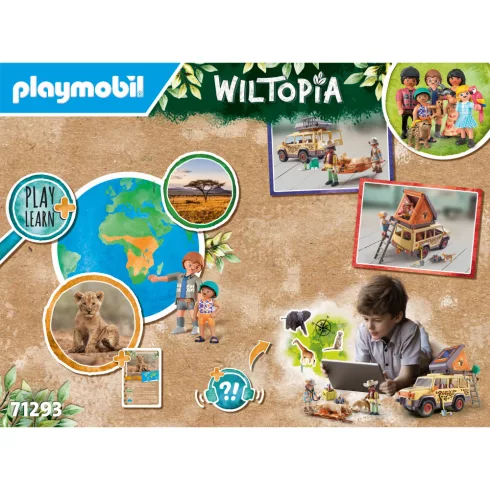 Playmobil 71293 Wiltopia - Terepjáróval az oroszlánok között