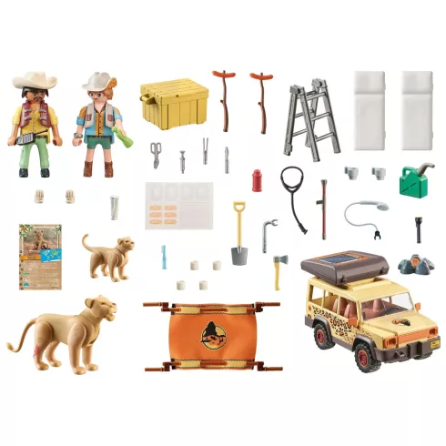 Playmobil 71293 Wiltopia - Terepjáróval az oroszlánok között