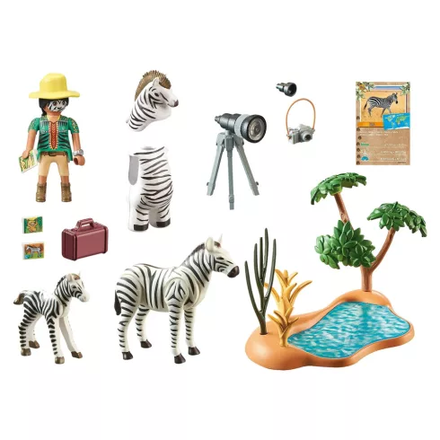 Playmobil 71295 Wiltopia - Állatfotózás zebrákkal