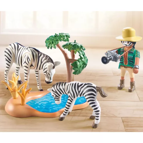 Playmobil 71295 Wiltopia - Állatfotózás zebrákkal