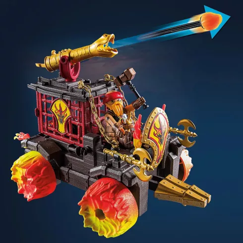 Playmobil 71299 Novelmore - Burnham lovagok tüzes harci kocsija