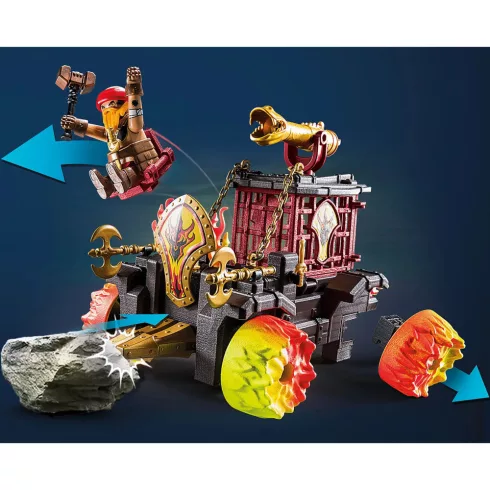 Playmobil 71299 Novelmore - Burnham lovagok tüzes harci kocsija