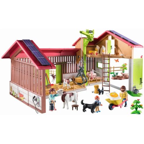 Playmobil 71304 Nagy farm háziállatokkal és daruval