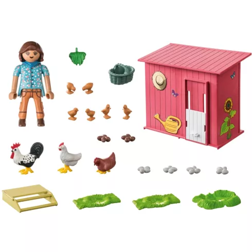 Playmobil 71308 Tyúkól csibékkel