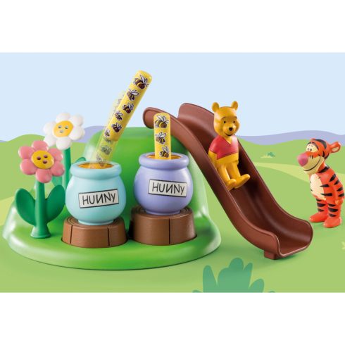 Playmobil 71317 1.2.3 Disney Micimackó és Tigris méhecskés kertje