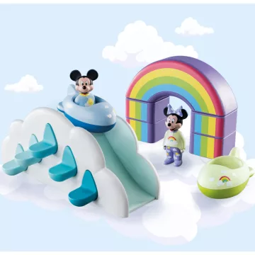   Playmobil 71319 1.2.3 Disney Mickey és Minnie egér felhő otthona