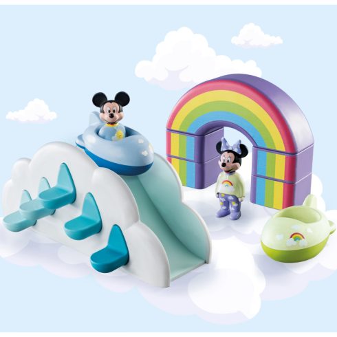 Playmobil 71319 1.2.3 Disney Mickey és Minnie egér felhő otthona