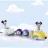   Playmobil 71320 1.2.3 Disney Mickey és Minnie felhőrepülővel