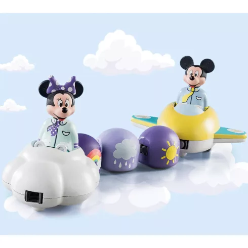 Playmobil 71320 1.2.3 Disney Mickey és Minnie felhőrepülővel