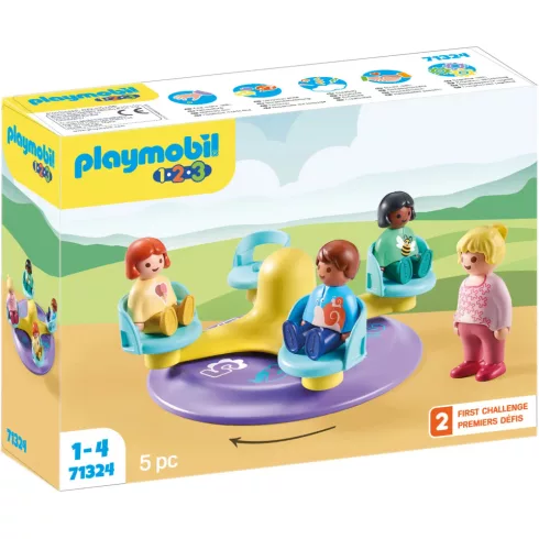Playmobil 71324 1.2.3 Számkörhinta