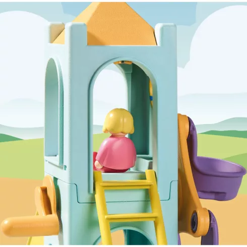 Playmobil 71326 1.2.3 Játszótér fagyizóval