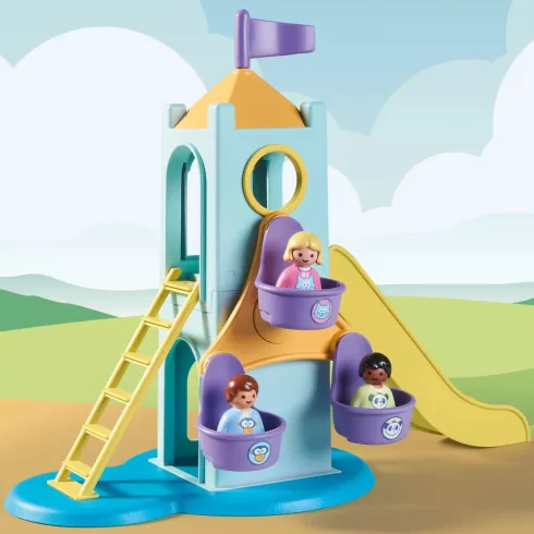 Playmobil 71326 1.2.3 Játszótér fagyizóval