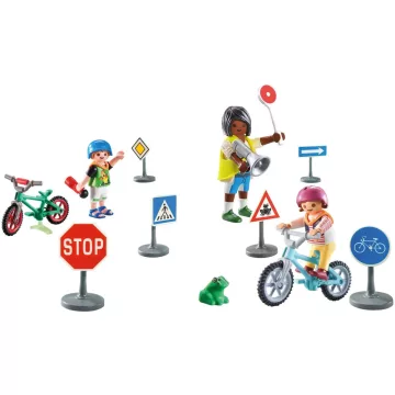 Playmobil 71332 Biciklis KRESZ tanóra