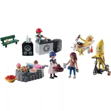   Playmobil 71344 Karácsony - Miraculous adventi kalendárium, naptár - Piknik Párizsban