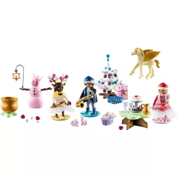   Playmobil 71348 Karácsony - Adventi kalendárium, naptár - Karácsony a szivárvány alatt