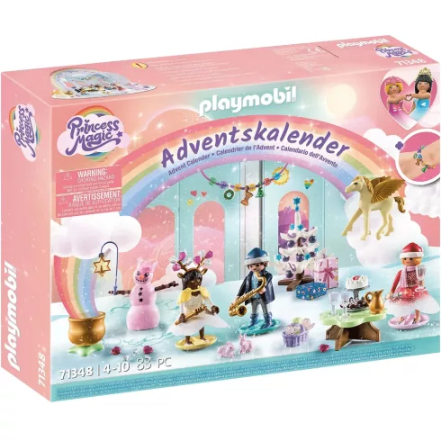 Playmobil 71348 Karácsony - Adventi kalendárium, naptár - Karácsony a szivárvány alatt