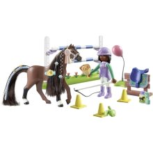   Playmobil 71355 Horses of Waterfall - Zoe és Blaze ugratópályával