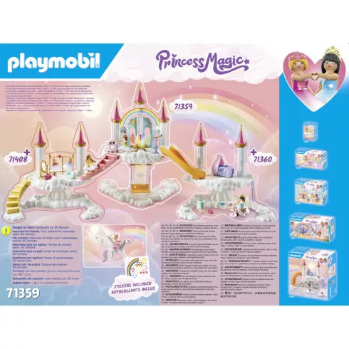 Playmobil 71359 Szivárvány-felhőkastély pegazussal