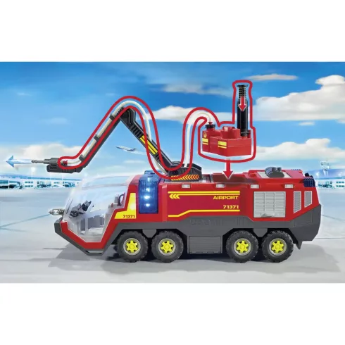 Playmobil 71371 Reptéri tűzoltóautó fénnyel és hanggal