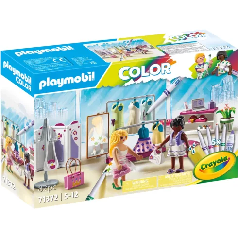 Playmobil 71372 Color - Ruhaszalon színező filctollal