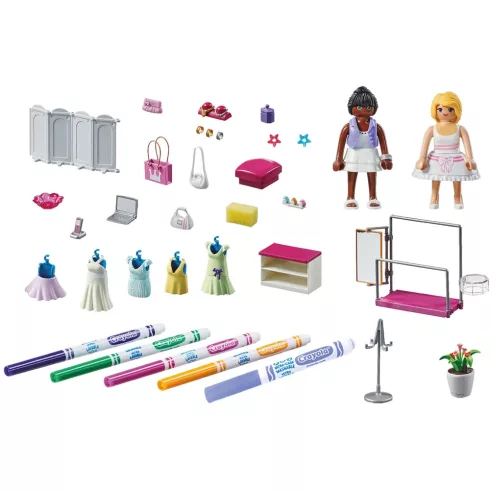 Playmobil 71372 Color - Ruhaszalon színező filctollal