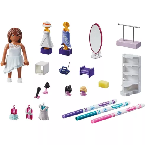 Playmobil 71373 Color - Öltöző színező filctollal