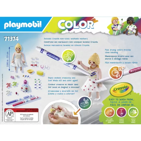 Playmobil 71374 Color - Divattervező színező filctollal