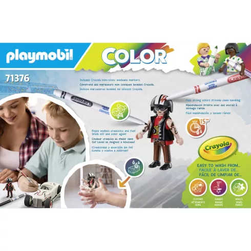 Playmobil 71376 Color - Hot rod versenyautó színező filctollal