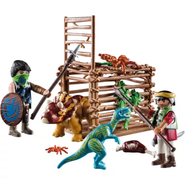 Playmobil 71378 Dínó csata: Triceratops mentőakció