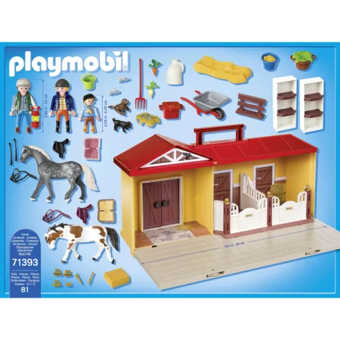 Playmobil 71393 Hordozható lovarda