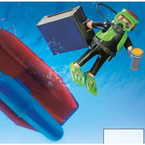 Playmobil 71394 Rendőrségi motorcsónak víz alatti motorral