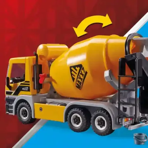 Playmobil 71406 Betonkeverő mixer teherautó