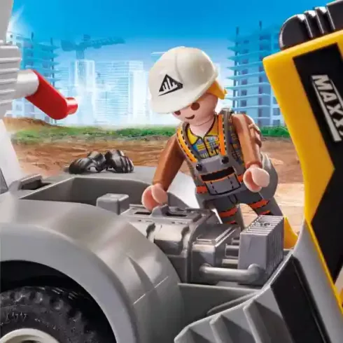 Playmobil 71406 Betonkeverő mixer teherautó
